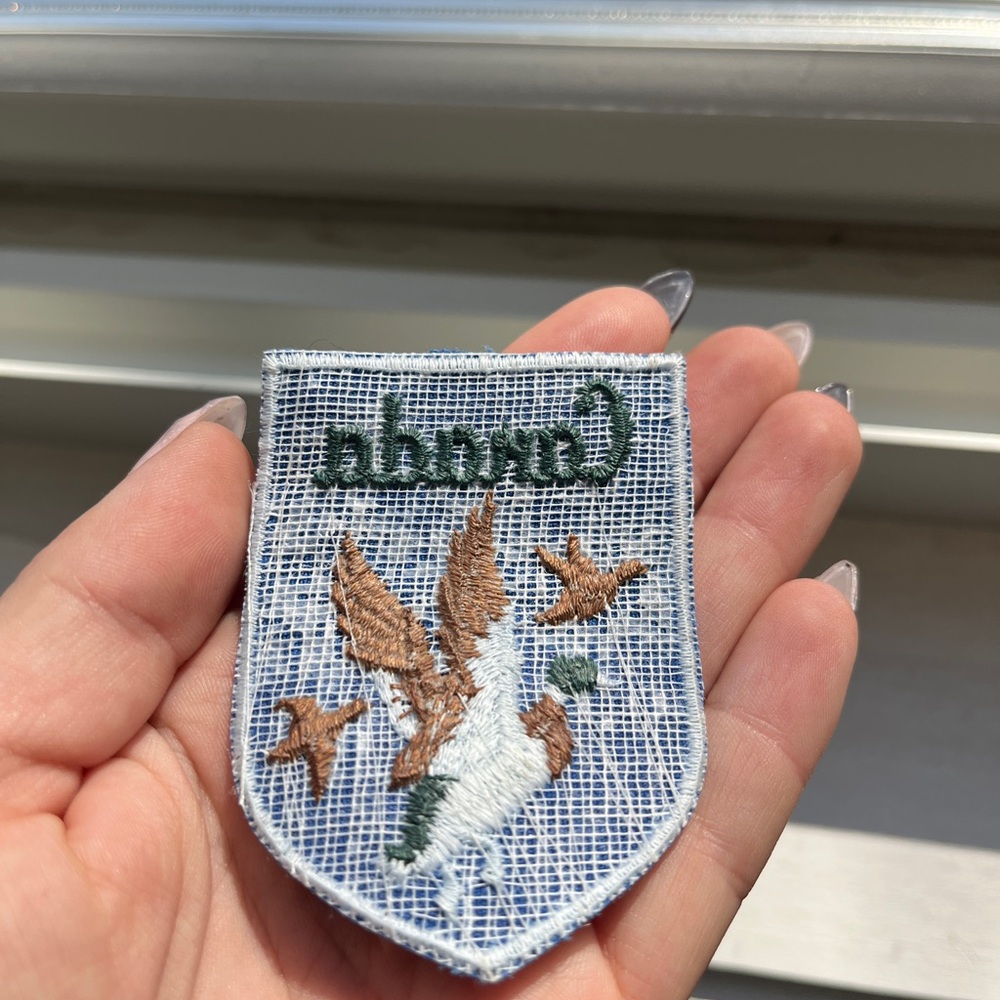 3/$30 🌟 Canada Embroidered Patch with Flying Duck - Picture 3 of 5
